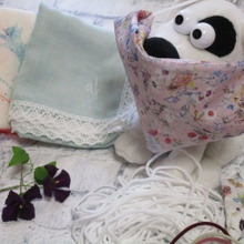 セリア・ダイゾーのマスキングテープ、はさみいらず!3秒で貼れる!♡手作りハンカチマスクに活用♪