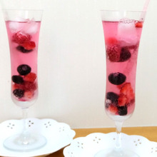 暑い日にオススメ!炭酸ウォーターでフルーツエイド♪