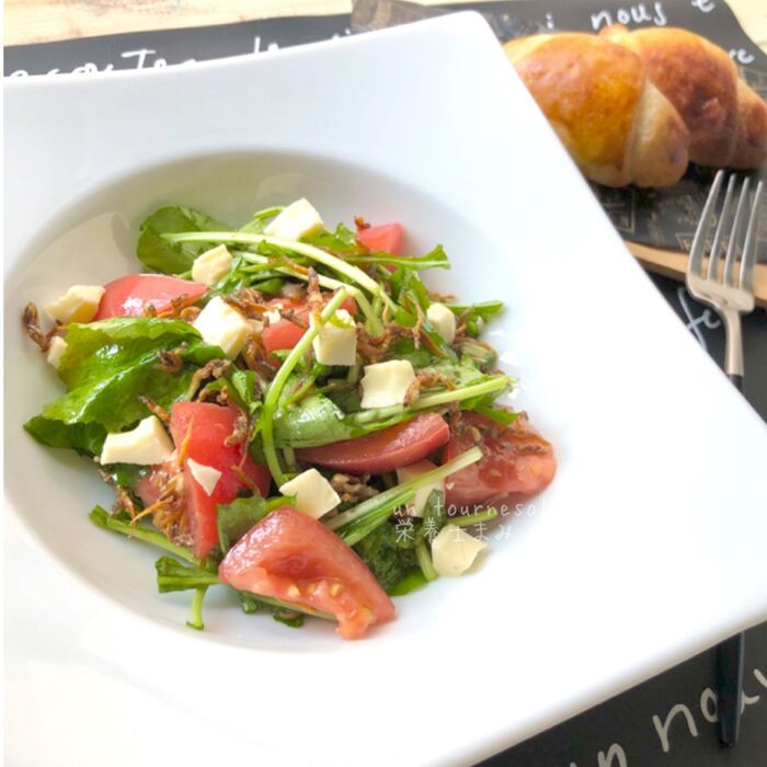 【カリカリ食感サラダ】クレオパトラも愛したルッコラのカリカリじゃこサラダ☆美肌効果でアンチエイジング