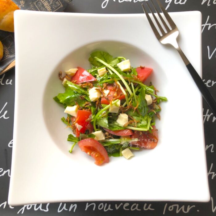 ☆一緒にチーズを散らしました!