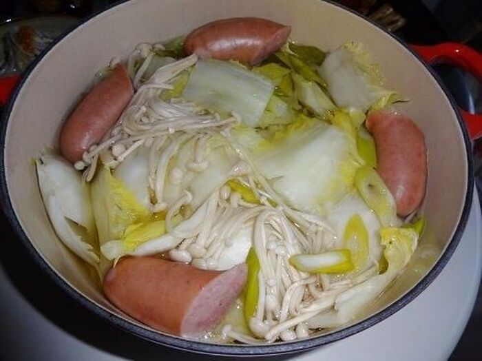 好みの野菜でスープを作る