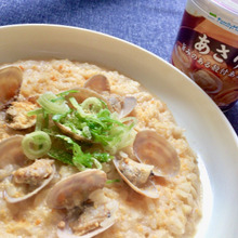 ファミコレ☆あさりのお味噌汁で旨味たっぷりチーズリゾット!