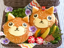 猫ちゃんバーガー(照り焼きチキン)