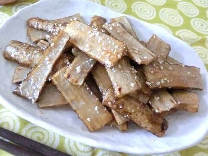 5.すりごまを振る