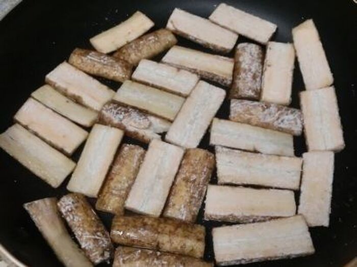 3.ごぼうを焼く