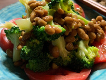 あと一品にブロッコリーの納豆和え