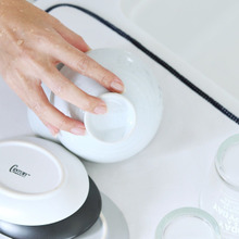 脱・水切りカゴを応援!コップ1杯の水をこぼしてもグングン吸い込む!吸水水切りマット♪