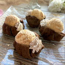 コンビニのミニクロワッサンで!南イタリアのおやつ~ブリオッシュ・コン・ジェラート