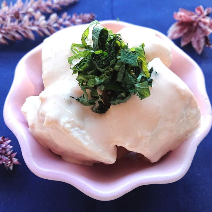 レンジで簡単鶏ササミで鶏マヨ(ヘルシー、ダイエット、腸活、節約)