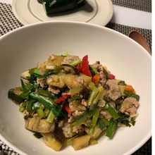 中国料理最高位「特級厨師」孫成順シェフのなすとそぼろのピリ辛あんかけ
