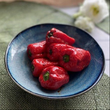 丸ごとピーマンのにんにく醤油焼き