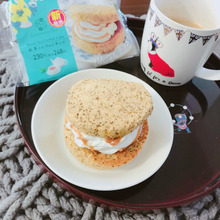 アールグレイが香る♪ 紅茶のシフォンサンド