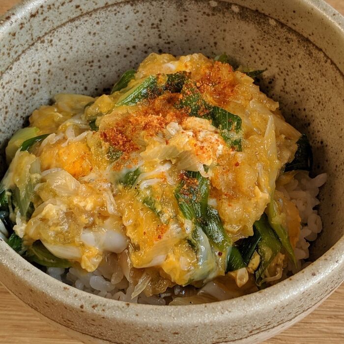 天かすでコクうま!ジャンクねぎ玉丼