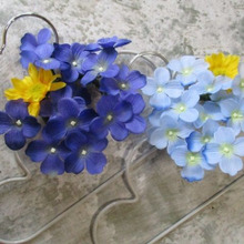 【セリア】見た目にも可愛い!3分で完成!ストレスフリーな小物がけ⇒ハンガー×あじさいリング