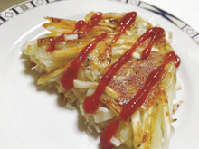 うどんとジャガイモのガレット