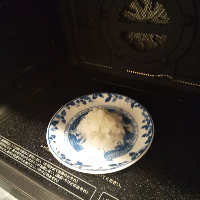 甘くする方法 ③レンジでチン
