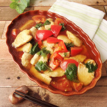 鶏肉とトマトのシソ南蛮漬け