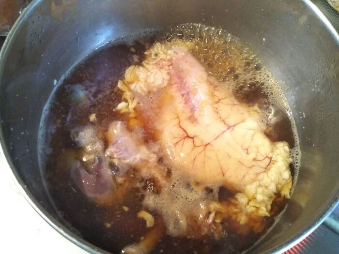 【3品目】真子(卵)の甘辛煮付け