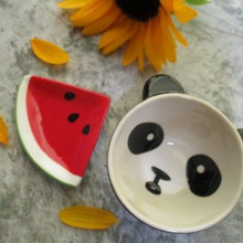 【セリア】あ~!アレを置くのに最高だね♪夏らしいモチーフの可愛いスイカ&可愛いパンダの器