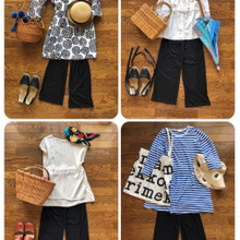 「涼しい、楽ちん、きれいめ」が叶う☆無印1990円パンツ夏コーデ