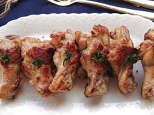 手羽元のガーリック醤油焼き