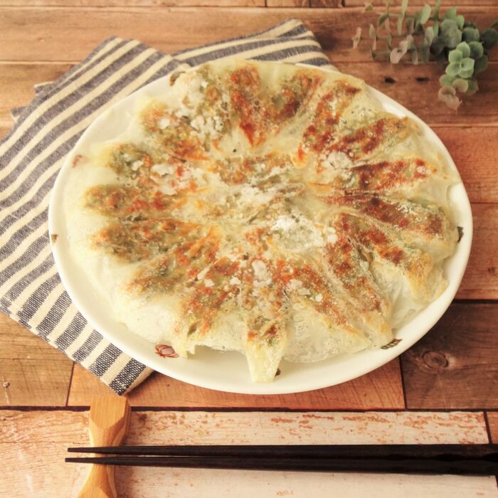 羽根つきパリパリ★納豆ギョウザ