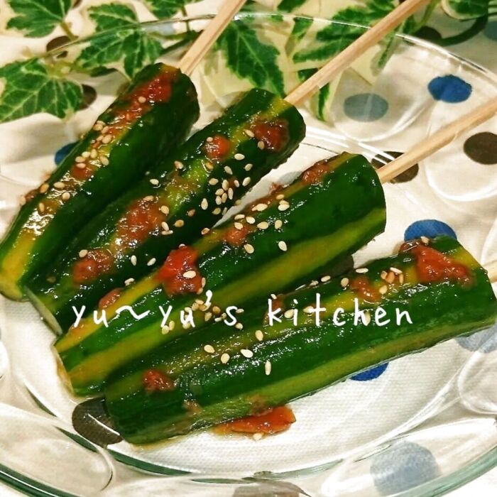 きゅうり梅♡一夜漬け~♡簡単で✧さっぱり美味しい♪