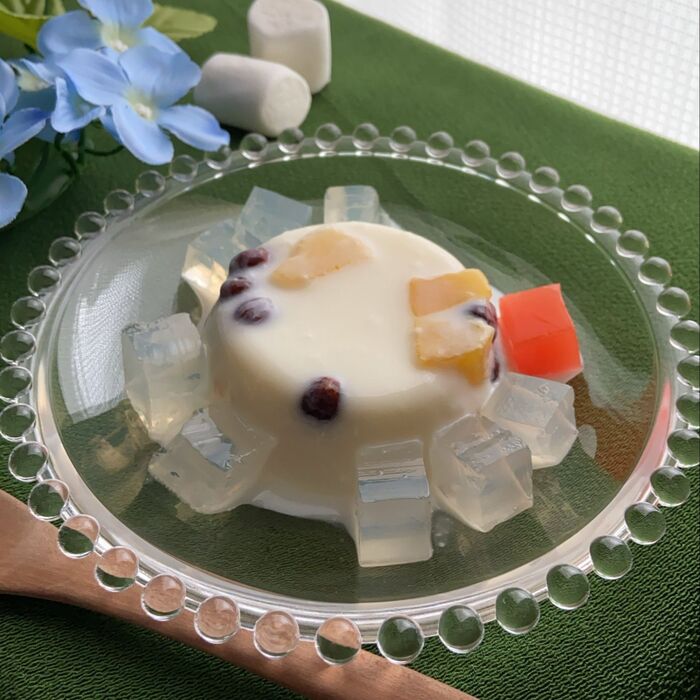 型からお皿にあける