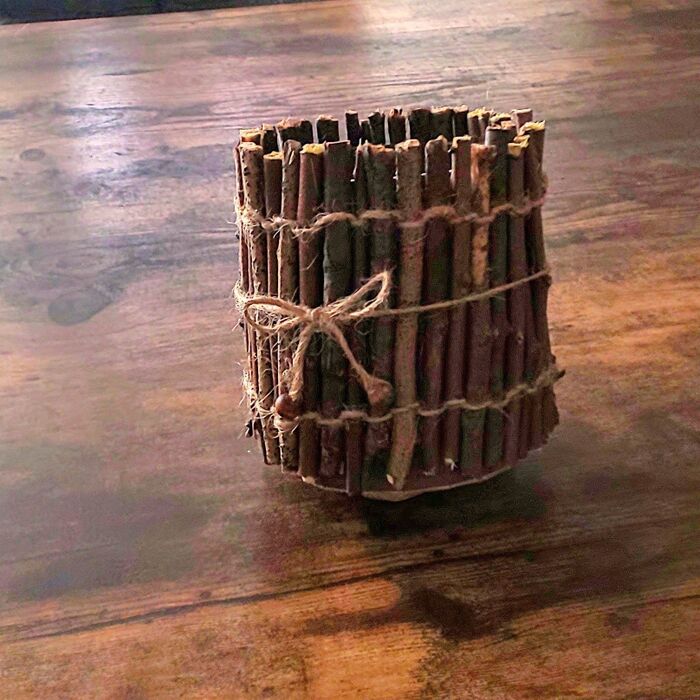②瓶を隠す(飾る)カバーを作ります