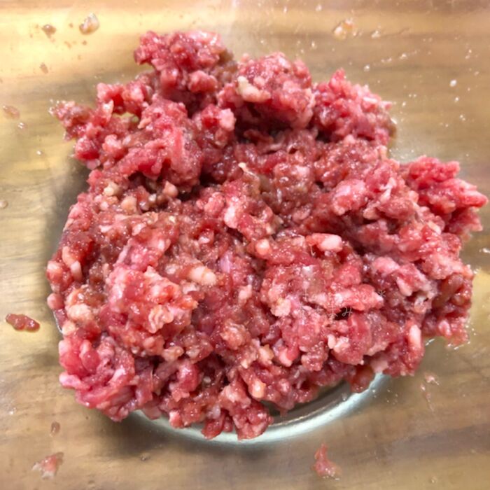 ①加熱前と加熱後によく混ぜ合わせる。