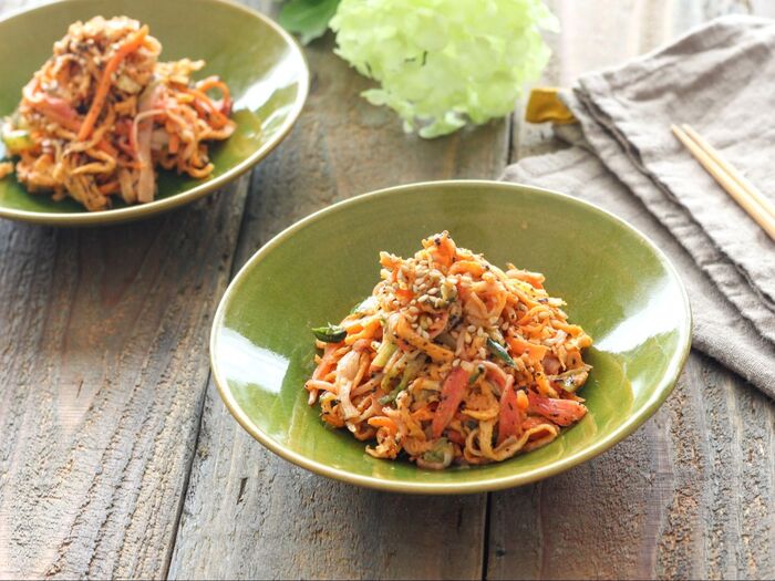 箸が止まらない♡簡単!切り干し大根サラダのコチュマヨ和え/水戻し不要。