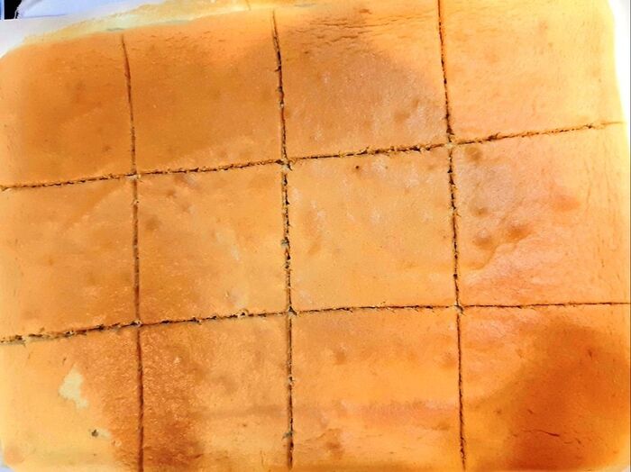 シフォンロール生地を焼く②