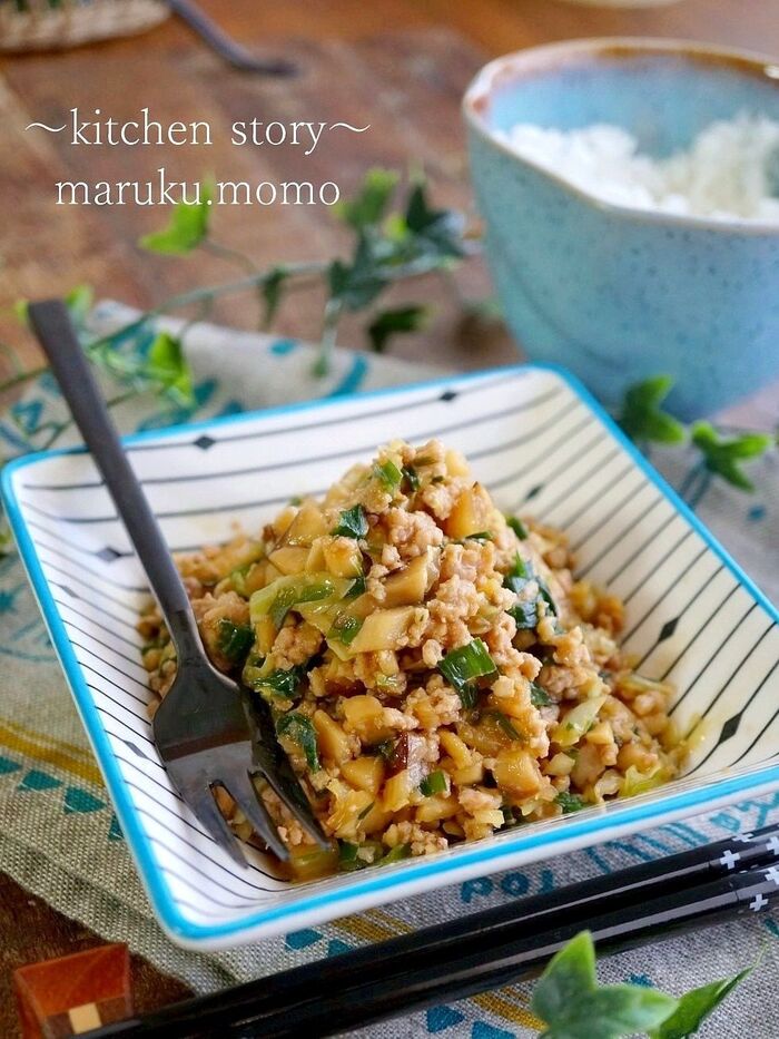 ご飯が止まらない常備菜♪まるでギョーザ!味の生ふりかけ