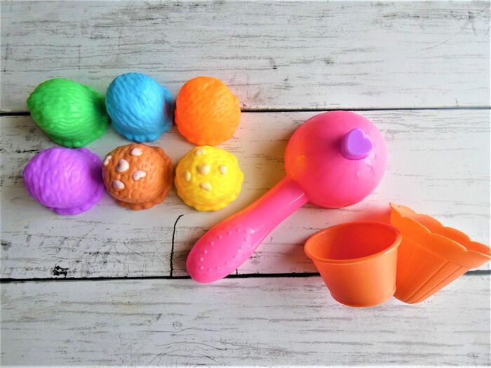 百均おもちゃでアイスクリーム屋さんごっこが楽しい!