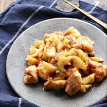 地味うま♡ 鶏肉とれんこんの甘酢炒め 食材2つ