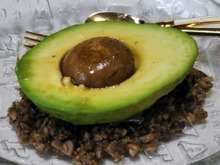 ♡アボカド♡中心も食べられる!