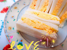 ココナッツ香る〜簡単タマゴサンドイッチ♡