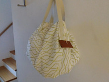 手ぬぐいを大人エコバッグに