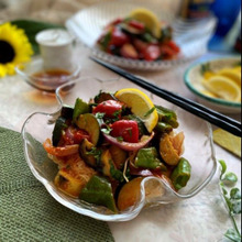 ピリッと辛い南イタリアの野菜料理「チャンボッタ」でそうめん