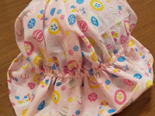 裁断なし 4か所直線縫いでつくる手ぬぐい帽子