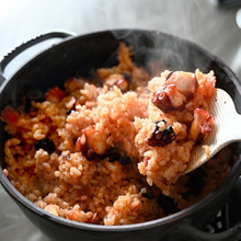 夏の定番!和イタリアン「たこめし」【もち麦・ごはん・魚介・野菜】主食