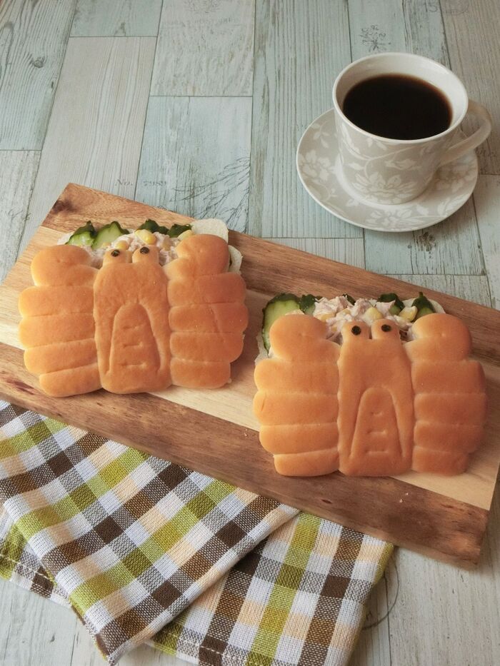 ツナとコーンのかにぱんサンド