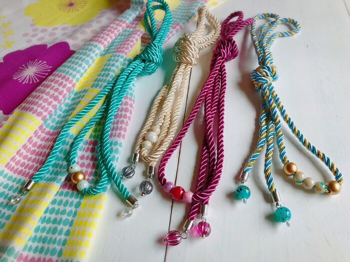 キュートな帯紐♡ダイソーの浴衣アクセサリーが素敵♡