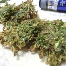 一人前5円!? キャベツの外葉のスパイシーかき揚げ焼き