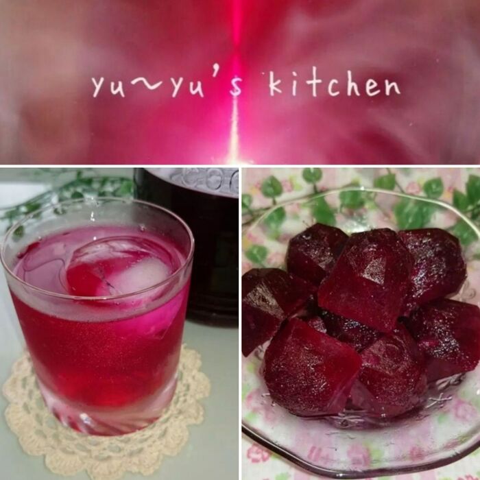 爽やか〜✧赤紫蘇ジュース♡保存方法♡残り葉で『ゆかり』を作る準備♡