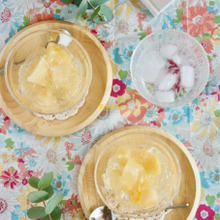 缶詰の桃がワンランクアップ!桃ゼリー