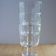 重ねられて飲み物以外でも映える! IKEAのゴブレット(ワイングラス)