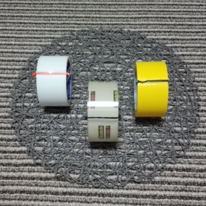 テープの切り口が剥がしにくい…これをしておけば、一目瞭然❗