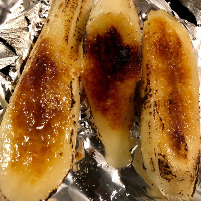 バナナをキャラメリゼにする