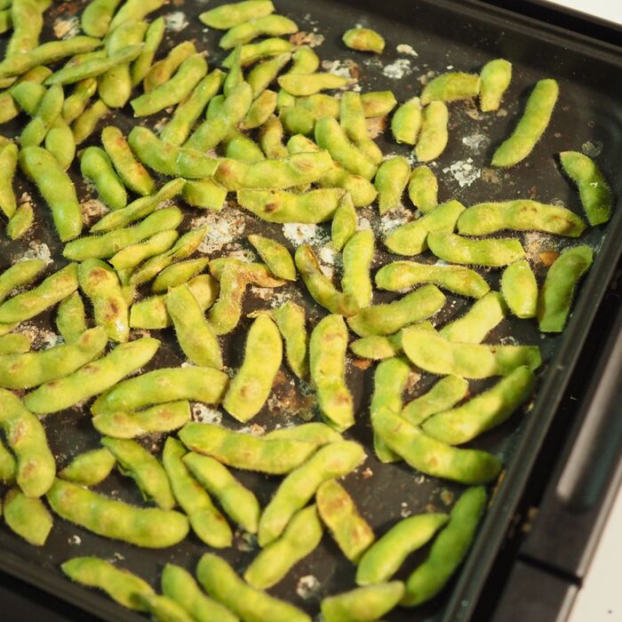 茹でないで!!枝豆はじっくりローストがうまいから😋